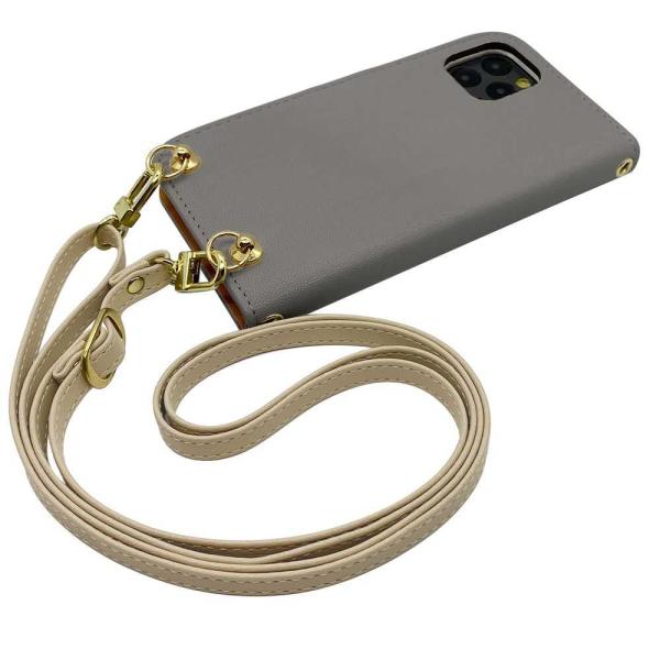 Galaxy S23 Ultra SC-52D SCG20 スマホショルダー（手帳アッシュグレー×ス...
