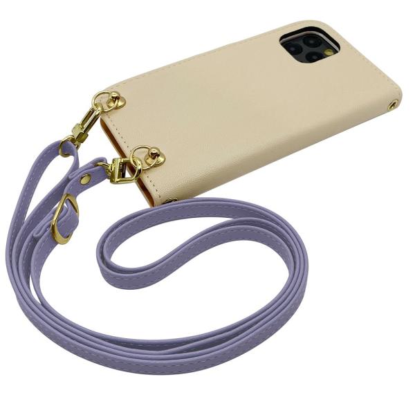 Galaxy S23 Ultra SC-52D SCG20 スマホショルダー（手帳クリーム×ストラッ...
