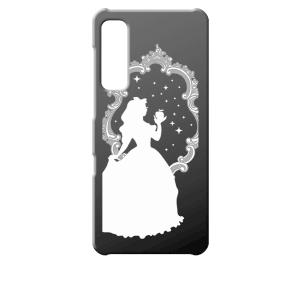 Android One S8 ブラック ハードケース 白雪姫 リンゴ キラキラ プリンセス