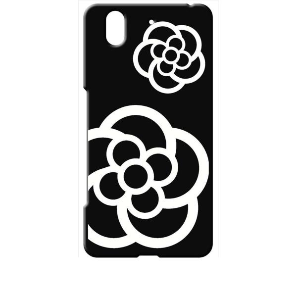 F04K ブラック ハードケース カメリア 花柄