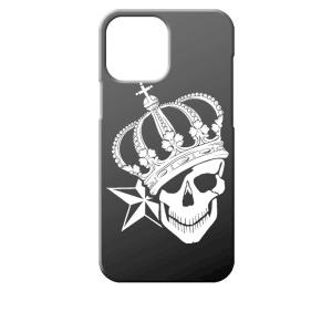 iPhone13 Pro Max アイフォン13プロマックス ブラック ハードケース スカル クラウ...