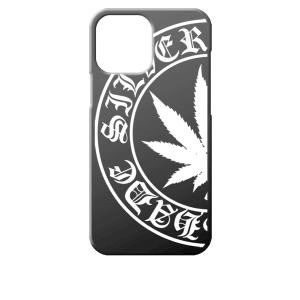 iPhone13 Pro Max アイフォン13プロマックス ブラック ハードケース マリファナ ロ...