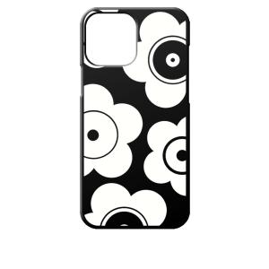 iPhone13 Pro Max アイフォン13プロマックス ブラック ハードケース t026 花柄...
