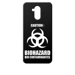 Mate 20 lite ブラック ハードケース バイオハザード BIOHAZARD ロゴ｜ss-link