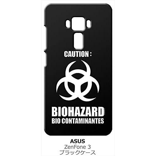 zenfone3 ブラック ハードケース バイオハザード BIOHAZARD ロゴ