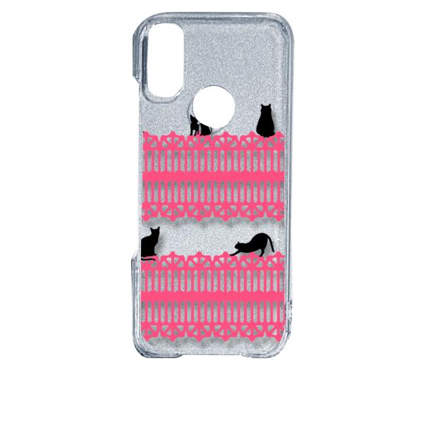 Android One S10 アンドロイドワンS10 クリア ハードケース 猫 ねこ ネコ おさん...