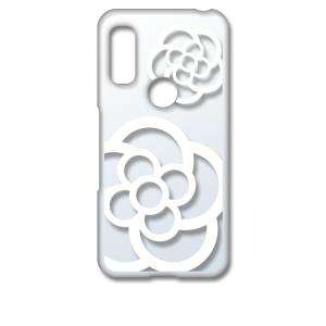 arrows We F-51B FCG01 アローズウィー クリア ハードケース カメリア 花柄 （...