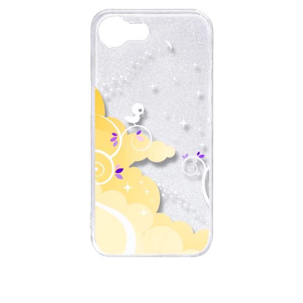 iPhone16e アイフォン16e クリア ハードケース 小鳥キラキラ(イエロー) スマホ ケース...