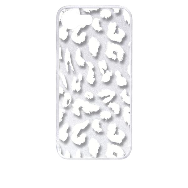 iPhone16e アイフォン16e クリア ハードケース 豹柄 ヒョウ柄 レオパード （ホワイト）...