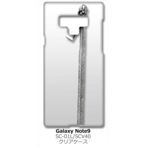 Galaxy Note9 SC-01L/SCV40 ギャラクシーノート9 クリア ハードケース ジッ...