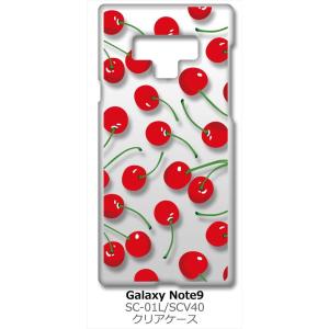 Galaxy Note9 SC-01L/SCV40 ギャラクシーノート9 クリア ハードケース チェ...