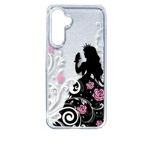 Galaxy A54 5G SC-53D SCG21 ギャラクシーA54 クリア ハードケース 眠れる森の美女 キラキラ 花柄 バラ プリンセス アイフォン カバー ジャ