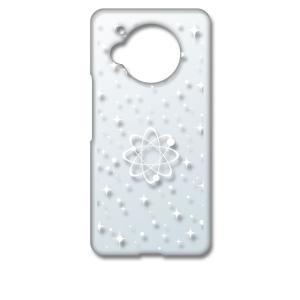 AQUOS R7 SH-52C アクオス クリア ハードケース 宇宙柄(ホワイト) 銀河 星 スマホ...