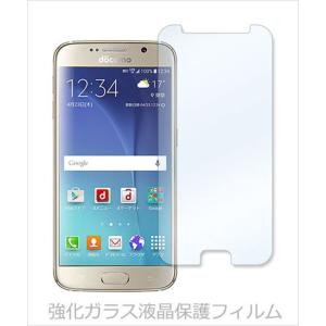 SC-05G Galaxy S6 ギャラクシー 強化ガラス 液晶 保護 フィルム 2.5D 硬度9H ラウンドエッジ加工｜ss-link