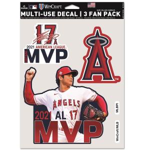 大谷翔平 ア・リーグ MVP 記念　5.5×7.75　ファンデカール　Ohtani MVP 5.5×7.75 Fan Decal｜ss-matsumura