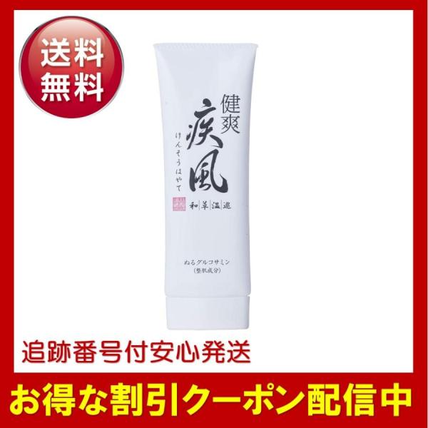 塗るグルコサミン ボディー用マッサージクリーム 新大和漢方 健爽疾風 けんそうはやて 80g