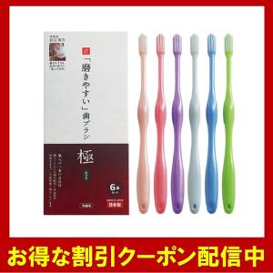 歯ブラシ職人 田辺重吉考案 LT-53「磨きやすい」歯ブラシ 極 ふつう 6本セット｜ss-merge