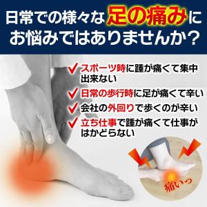 かかとサポーター 足底筋膜炎 踵サポート 衝撃...の詳細画像1