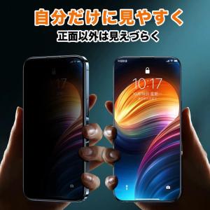 iPhone 保護 覗き見防止 スマホ ガラス...の詳細画像1