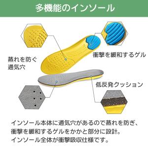 インソール 衝撃吸収 中敷き 左右セット かか...の詳細画像3