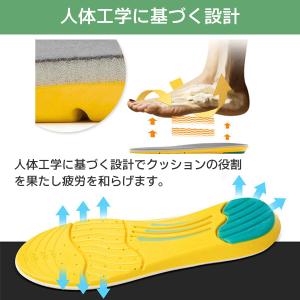 インソール 衝撃吸収 中敷き 左右セット かか...の詳細画像4