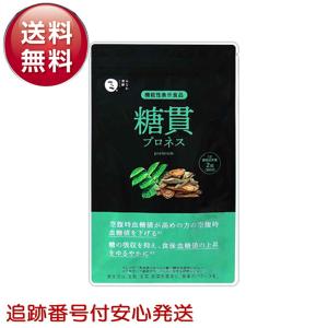 糖貫プロネス premium 60粒 30日分 サプリメント 血糖値 バナバ サラシア 機能性表示食品