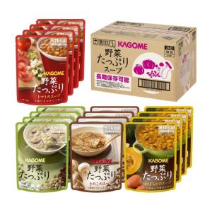 カゴメ 野菜スープ「トマト・豆・かぼちゃ・きのこ...の商品画像