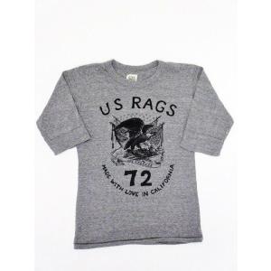 US RAGS (ユーエスラグス) 1/2Tee (５部丈Tシャツ) EAGLE｜ss-sc