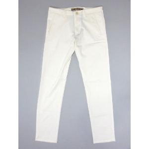 SALE!!  Cote Mer (コートメール) COTTON PANT (ストレッチ,コットンパンツ) WHITE｜ss-sc