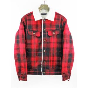 SALE!!  SEAMS (シームス) CHECK JACKET (裏ボア チェック ジャケット)｜ss-sc