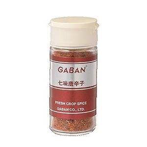 GABAN（ギャバン）　七味唐辛子　16g　瓶