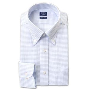 CHOYA SHIRT FACTORY メンズ長袖 形態安定ワイシャツ CFD535-650 ブルー...