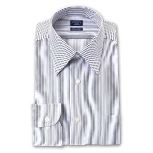 CHOYA SHIRT FACTORY 日清紡アポロコット 長袖 ワイシャツ 形態安定加工 レギュラーカラーシャツ 綿100％ グレー　モノトーン｜ss1946