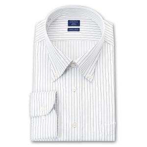 CHOYA SHIRT FACTORY メンズ長袖 形態安定ワイシャツ CFD871-480 ブラック 8サイズ,｜ss1946