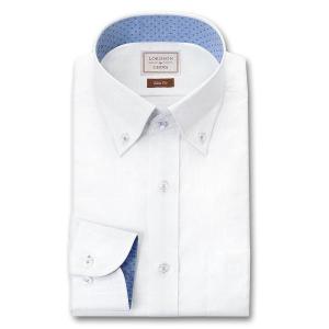 LORDSON by CHOYA メンズ長袖 形態安定ワイシャツ COD080-200 ホワイト 11サイズ,｜ss1946