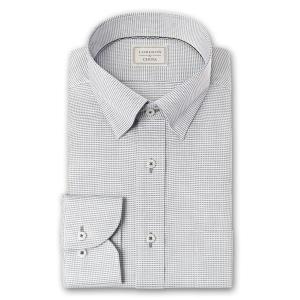 LORDSON by CHOYA 長袖 ワイシャツ メンズ 形態安定加工 ホワイト 白