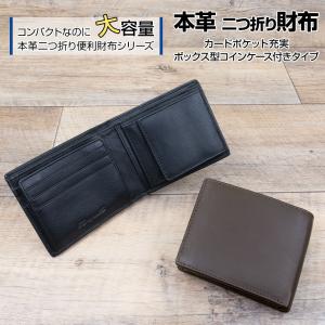 本革財布 カードポケット充実 ボックス型コインケース付きタイプ ST_2401FS｜ss1946
