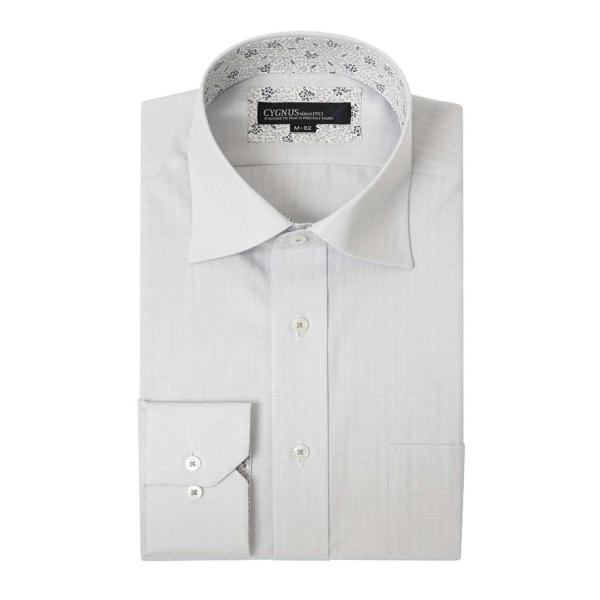 超形態安定 ワイシャツ メンズ 長袖 制菌 抗菌 防臭 ノーアイロン ノンアイロン ワイドカラー グ...