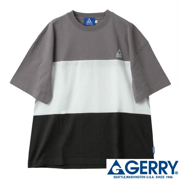 送料無料 三段ボーダー配色 Ｔシャツ GERRY