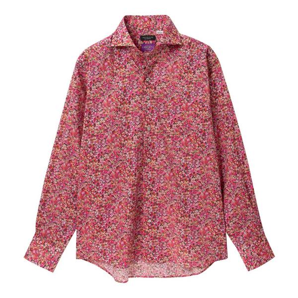 リバティプリント アリエッティ・バイオレット ＜Arrietty Violet＞ピンク 花柄 長袖 ...