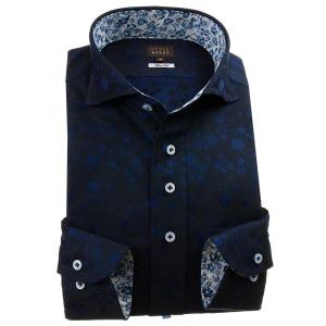 LOUIS&CLERK 国産 長袖 綿100% ドレスシャツ レギュラーフィット