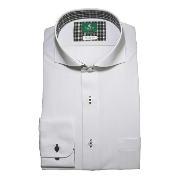 ノーアイロン 吸汗速乾 長袖 メンズ シャツ カッタウェイ ニット ストレッチ グレー レギュラーフ...