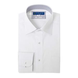 ワイシャツ 形態安定 長袖 白 ホワイト ドビー 標準 シャツハウス メンズ ドレスシャツ SH_2401FS｜シャツステーション