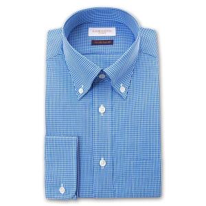 LORDSON Crest メンズ長袖 形態安定ワイシャツ ZOD251-550 ブルー｜ss1946