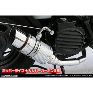 WirusWin ズーマー ファットボンバー マフラー シルバーカーボン仕様/ウイルズウィン Zoomer