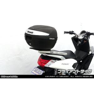 WirusWin バーグマン200 SHAD製リアボックス付きタンデムバー