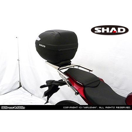 WirusWin CB125R 2BJ-JC79 SHAD製リアボックス付きタンデムバー / ウイル...