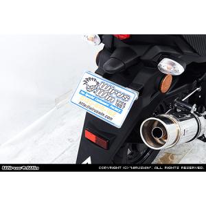 XJR400 (4HM) 用 PRETTY 薄型センバツブレット 黒 : PRETTYRACING