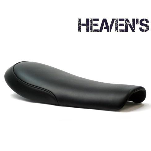 HEAVEN&apos;S 250TR クラシックフラットシート スムース ブラック/ヘブンズ