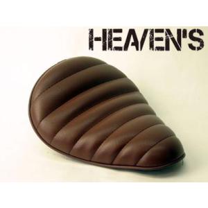 HEAVEN'S 低反発 ソロシート（スタンダード・バックサイドアップ）タックロール ブラウン/ヘブ...